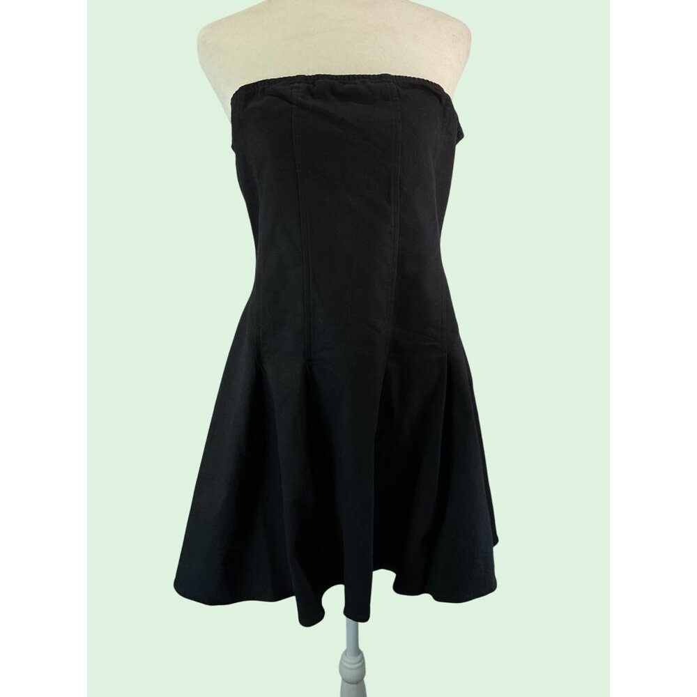HYFTE Strapless Black Dress Size L
